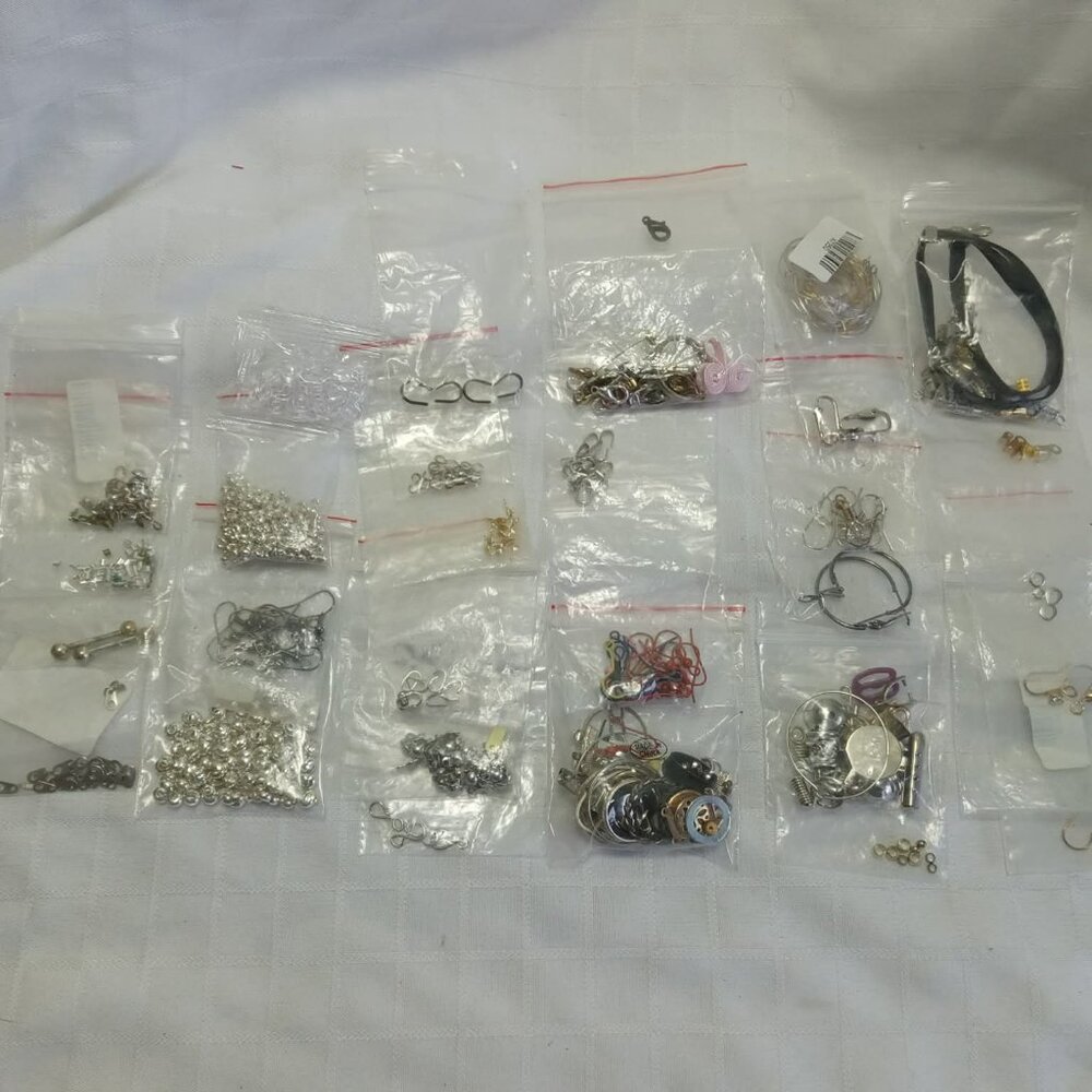 Many many many miscellaneous vintage and actual jewelry accessories for DIY